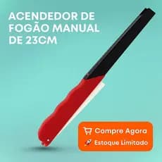 Acendedor de Fogão Manual 23cm Colorido - Prático e Durável