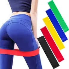 Mini Band Unidade Faixas Elásticas Elastico De Exercicios Esporte e musculação e Fisioterapia