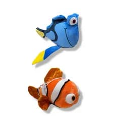 Nemo é Dory Pelúcias de Peixinho Antialérgica Fundo do Mar infantil Brinquedo infantil Coloridos Procurando Nemo Peixe