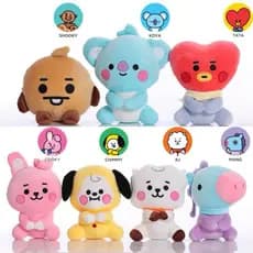 Pelúcias Antialérgicos do  BT21 BTS Kpop Fofa Coreana Tata, RJ, Chimmy, Cooky, Mang, Shooky, Koya Brinquedo Army Coleção