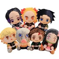 Demon Slayer: Kimetsu no Yaiba Pelucia do Anime e Mangá Japonês 22cm Plush Tanjiro Kamado Nezuko Zenitsu Promoção envio