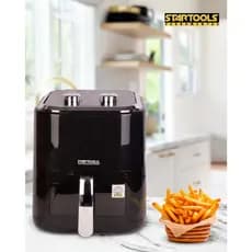 Fritadeira Elétrica 127/220v Air Fryer 4L Timer  Controle  Temperatura  Sem Óleo, Saudável