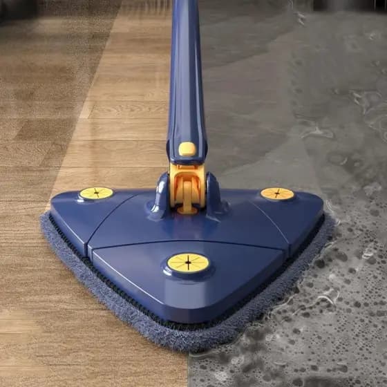 Mop Triangular Limpeza Vidro Janela Piso Refil Lavagem Esfregão Rodo Altura Cerâmica Parede