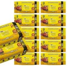 Kit 1200 Lenços/Toalhas Umedecido Pippo Baby 100 Folhas 12 Pacotes Higiênicos