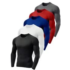 Kit 3 Blusas Térmica Proteção Segunda Pele Camiseta Masculina Treino Academia Dryfit