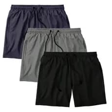 Kit Bermuda Masculina Tactel Lisa Básica Esportiva