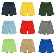 Kit Bermuda Infantil Masculina Tactel Moda Verão Short Menino 2 à 8 Anos