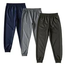 Kit 3 Calças Masculina Infantil Juvenil Jogger Escolar Reforçada 2 ao 16 Anos