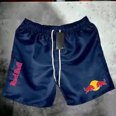 Short Bermuda Mauricinho Antiodor Esportiva REDBULL - Academia, Skate, Basquete, Corrida Tactel
