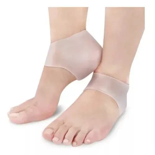 1 Par Palmilhas De Silicone Para Aliviar Dores calcanhar de silicone