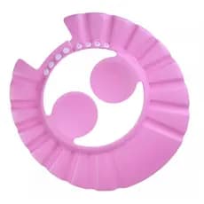 Chapéu De Banho ROSA Ajustável Viseira Touca Protetora Olhos Infantil Bebe Protege Ouvidos Anti Shampoo kidsjoe cores