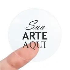Etiquetas Adesivas Personalizadas Vinil Transparente | Adesivo Personalizado
