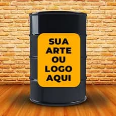 ADESIVO PERSONALIZADO TAMBOR COM ARTE INCLUSA