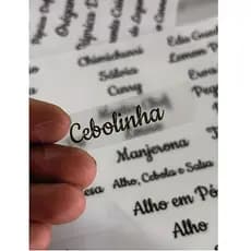 71 Etiquetas Adesivas Para Temperos e Condimentos O MAIS COMPLETO Adesivo Vinil Prova D'Água