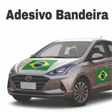 Adesivo Bandeira do Brasil Carro e Parede, Copa 2026.