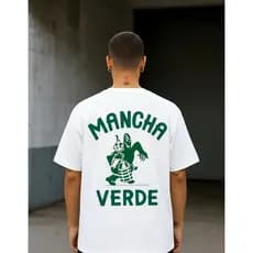 Camiseta Torcida Mancha Verde 100% Algodão Torcedor Premium