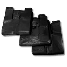 Sacolas Plásticas Preta Reforçada Reciclada 1Kg com Vários Tamanhos ( 30X40 / 35X45 / 40X50 / 45X60)