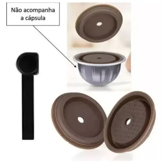 1 Tampa De Silicone Reutilizável Vertuo Nespresso