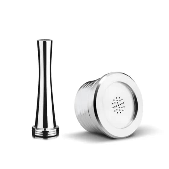 Cápsula Delta Q Reutilizável Inox + Tamper
