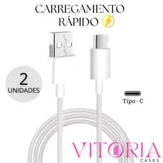Cabo USB Tipo C Carregamento Rápido Turbo Cabo de Dados 1 Metro