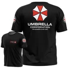 Camiseta Cosplay Resident Evil Umbrella Corporation blusa unissex
