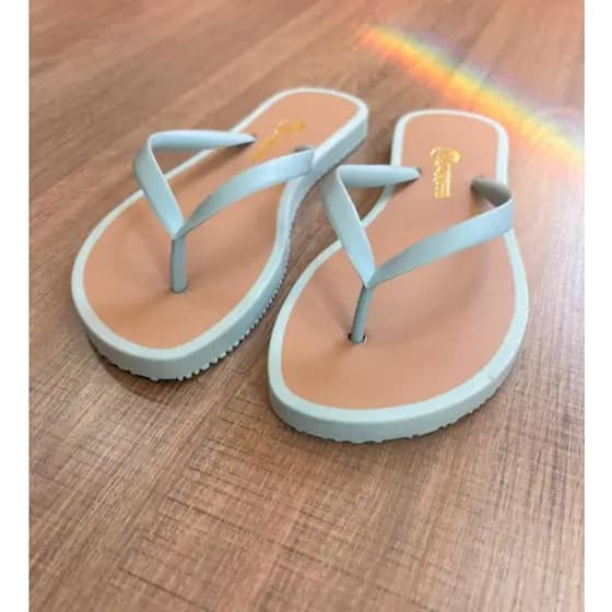 Chinelo Feminino Bico Redondo Rasteirinha Conforto Basica Lisa Sem Detalhes Casual Lançamento