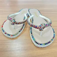 Chinelo De Dedo Rasteirinha Feminina Bico Redondo Nozinho Paris Verão Praia Moda Blogueira Helena