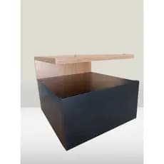 Mesa cabeceira Criado mudo suspenso gaveta+prateleira elegante/sofisticado MDF Branco/Preto/Madeira