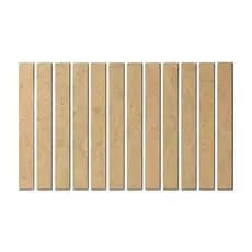 Kit Ripado em MDF Cru Ripas para decoração 5x90cm 15 unidades