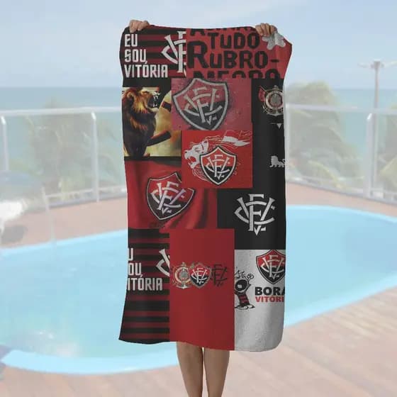 Toalha do Vitória - Praia ou Piscina - 140x70cm - Várias Estampas