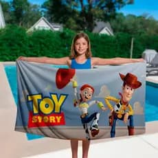 Toalha do Toy Story - Praia ou Piscina - 140x70cm - Várias Estampas