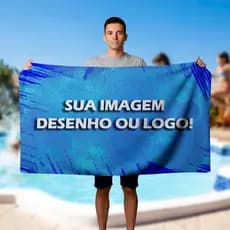 Toalha Personalizada C/ Sua Imagem / Logo / Tema - Pool Party - Brindes - Presentes