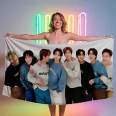 Toalha Stray-Kids - Praia ou Piscina - 140x70cm - Várias Estampas