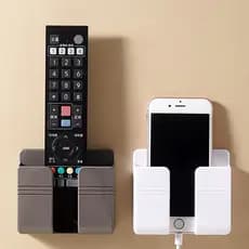 kit 2 Suporte multiuso de parede para celular e controle remoto