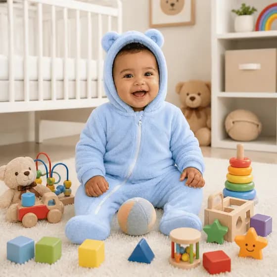 Macacão Bebê Soft Peludinho Ursinho Liso Fofo Inverno Frio Capuz COM ZÍPER 0 a 12 Meses