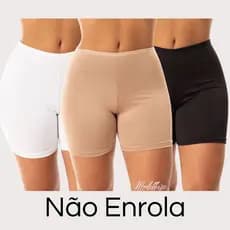 Short Íntimo Feminino Segunda Pele Anágua Modeladora Short Curto Short Para Saia Vestido