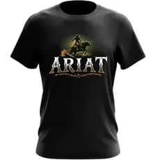 Camiseta Camisa Country Preta Ariat 100% Algodão TXC TEXAS Rodeio Farm Muladeiro Promoção