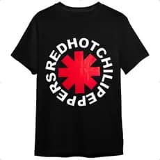 Camiseta Red Hot Chilli Peppers De Banda Rock Masculina E Feminina (Unissex) 100% Algodão
