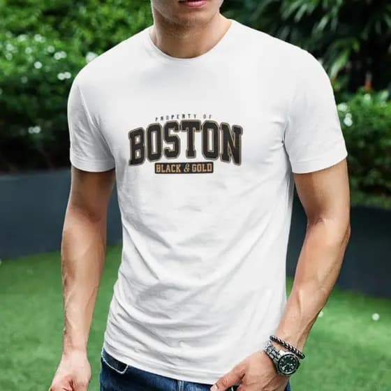 Camiseta Masculina Black Gold Estampada 100% Algodão Promoção