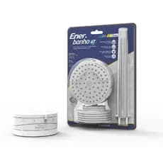 Kit Enerbanho 4T + Braço de 30 cm Preto Branco 127v 220v Enerbras