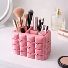 Organizador de Mesa Textura Acolchoada Decorativo