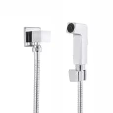 Ducha Higienica Quadrada  Cromada 1739 Completa Luxo
