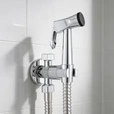 Ducha Higienica Completa Com Desviador Direto 2 Saídas Para Banheiro Com Suporte