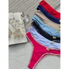 Kit 5 Tanga Mista Moda Íntima