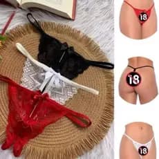 Kit 3 Calcinhas Rendadas Com Abertura Frontal Apressadinha Moda Feminina Casal Elegante Prático