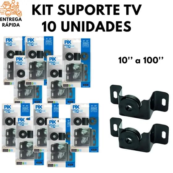 Suportes Para TV Kit com 10 Unidades LED/LCD Monitores Em Geral 10 Polegadas Até 85