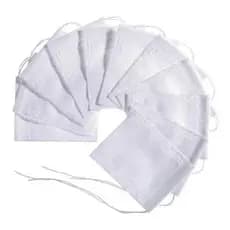 200 Saquinhos Para Chá Vazio 5x7 Infusor Bebida Tea Bag