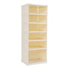 Sapateira Dobrável 6 Camadas - Larga, Compacta e com Fechamento Magnético | 44cm