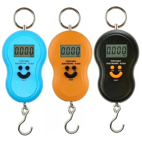 Balança Portátil Digital de Mão para Bolsas e Malas - Até 50 Kg
