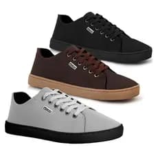 KIT 3 Tênis masculino modelo casual varias opções